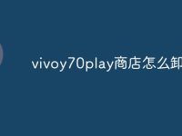 vivoy70play商店怎么卸载-路由网