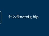 什么是netcfg.hlp-路由网