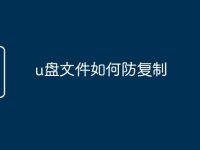 u盘文件如何防复制-路由网