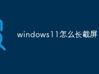 windows11怎么长截屏-路由网