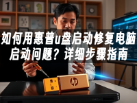如何用惠普u盘启动修复电脑启动问题？详细步骤指南-路由网