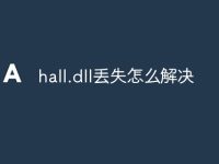 hall.dll丢失怎么解决-路由网