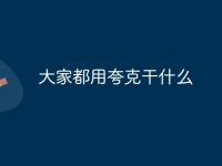 大家都用夸克干什么-路由网