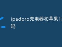 ipadpro充电器和苹果15一样吗-路由网