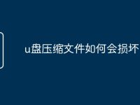 u盘压缩文件如何会损坏-路由网