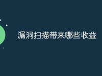 漏洞扫描带来哪些收益-路由网