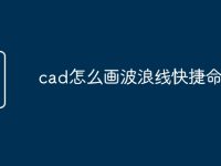cad怎么画波浪线快捷命令-路由网