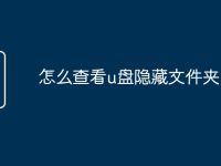 怎么查看u盘隐藏文件夹-路由网