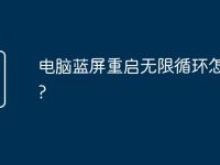 电脑蓝屏重启无限循环怎么办?-路由网