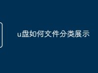 u盘如何文件分类展示-路由网