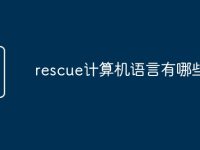 rescue计算机语言有哪些-路由网