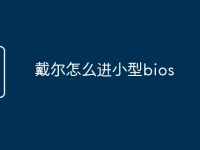 戴尔怎么进小型bios-路由网