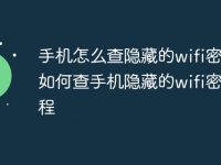 手机怎么查隐藏的wifi密码 如何查手机隐藏的wifi密码教程-路由网