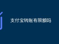 支付宝转账有限额吗-路由网