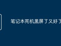 笔记本死机黑屏了又好了-路由网