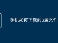 手机如何下载到u盘文件-路由网