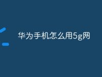 华为手机怎么用5g网-路由网
