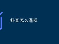 抖音怎么涨粉-路由网