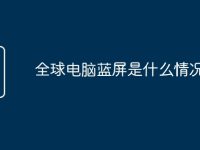 全球电脑蓝屏是什么情况-路由网