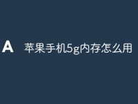 苹果手机5g内存怎么用-路由网