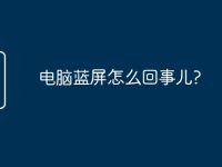 电脑蓝屏怎么回事儿?-路由网