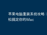 苹果电脑重装系统攻略:轻松搞定你的Mac-路由网