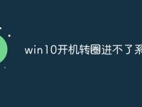 win10开机转圈进不了系统-路由网