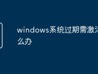 windows系统过期需激活怎么办-路由网