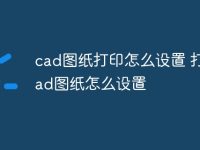 cad图纸打印怎么设置 打印cad图纸怎么设置-路由网