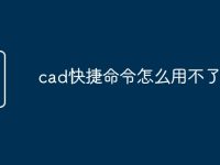 cad快捷命令怎么用不了了-路由网