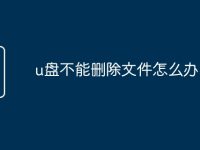 u盘不能删除文件怎么办-路由网
