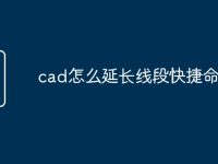 cad怎么延长线段快捷命令-路由网