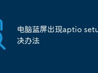 电脑蓝屏出现aptio setup解决办法-路由网
