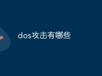 dos攻击有哪些-路由网