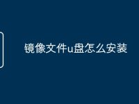镜像文件u盘怎么安装-路由网