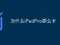 为什么iPadPro那么卡-路由网