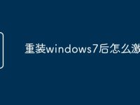 重装windows7后怎么激活-路由网