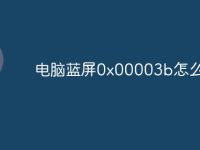 电脑蓝屏0x00003b怎么修复-路由网
