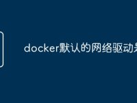 docker默认的网络驱动是-路由网
