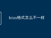 bios格式怎么不一样-路由网