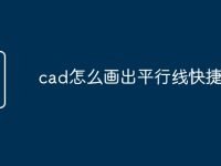 cad怎么画出平行线快捷命令-路由网