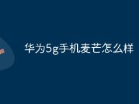 华为5g手机麦芒怎么样-路由网