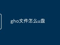 gho文件怎么u盘-路由网