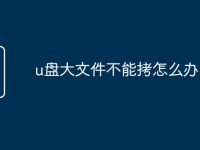 u盘大文件不能拷怎么办-路由网