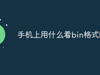 手机上用什么看bin格式图片-路由网