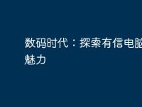 数码时代:探索有信电脑版的魅力-路由网