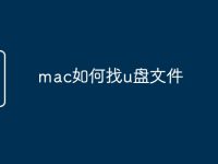 mac如何找u盘文件-路由网