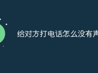 给对方打电话怎么没有声音-路由网