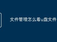 文件管理怎么看u盘文件-路由网