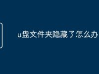 u盘文件夹隐藏了怎么办-路由网